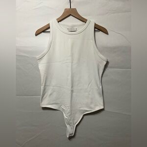 Abercrombie & Fitch Cream Ribbed Top